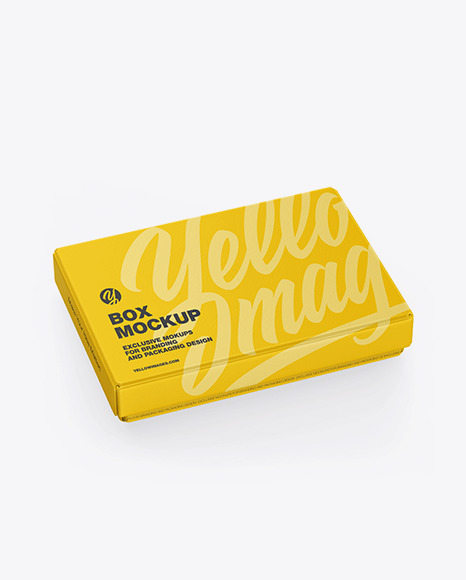 Textured Gift Box Mockup