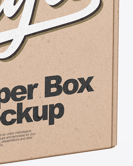 Kraft Box Mockup