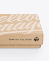 Kraft Gift Box Mockup