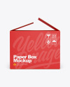 Paper Box Mockup