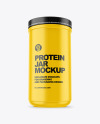 Matte Protein Jar Mockup