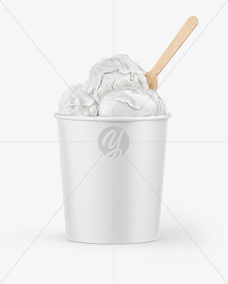 Ice Cream Cup Mockup