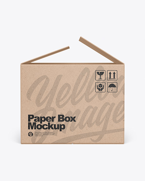 Kraft Box Mockup