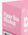 Paper Box Mockup