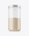 Frosted Protein Jar Mockup