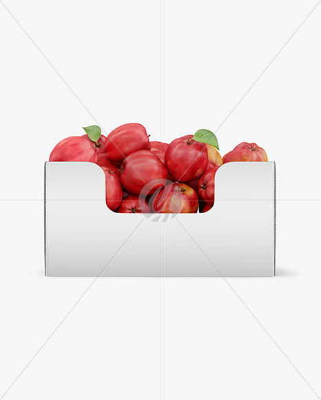 Box With Red Apples