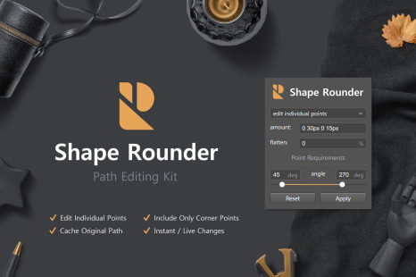 Shape Rounder - Path Editing Kit - Path