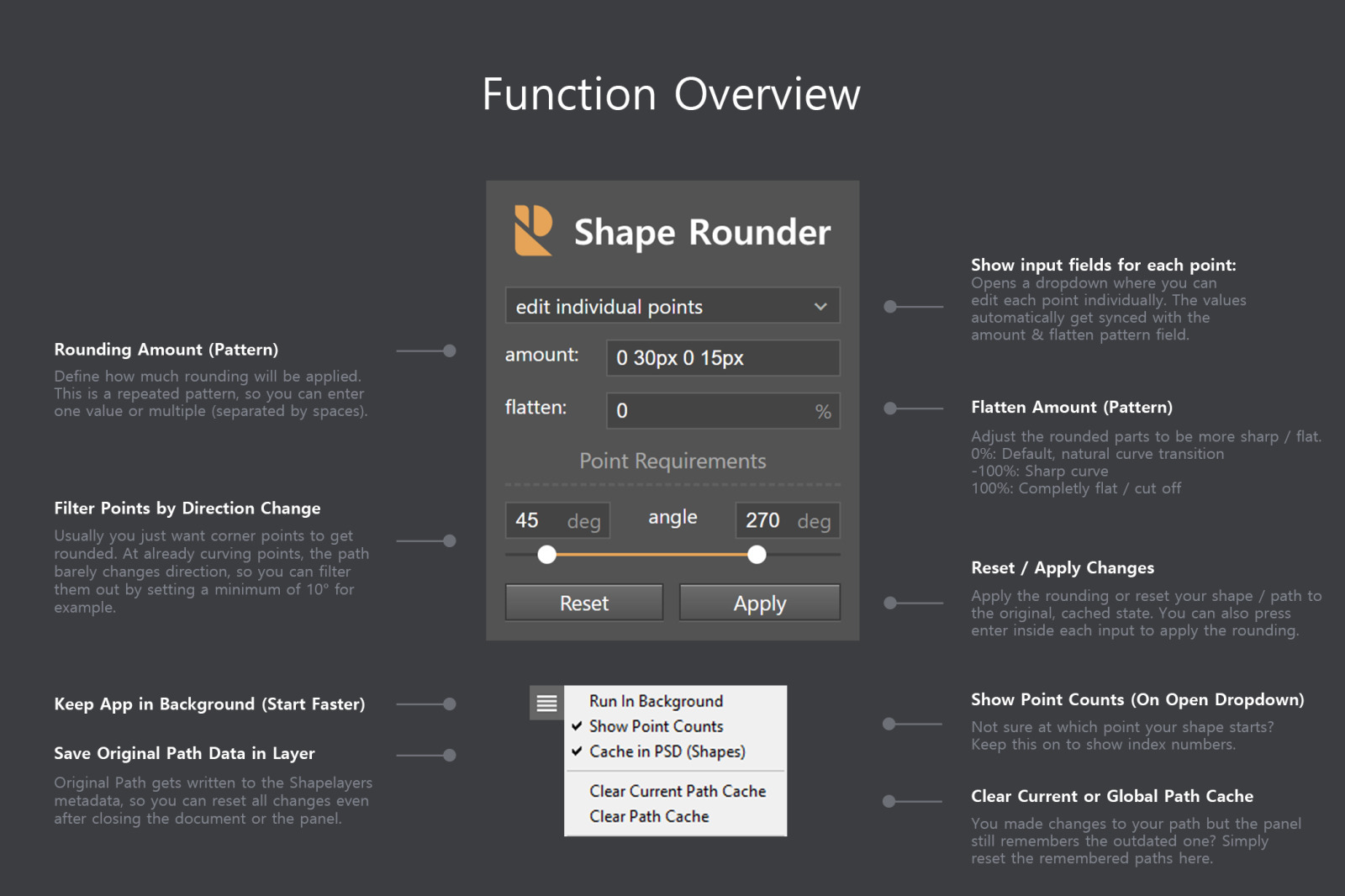 Shape Rounder - Path Editing Kit Shape Rounder - Path Editing Kit
