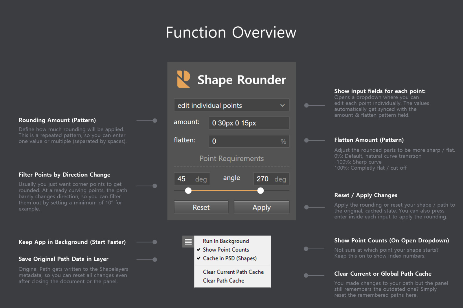 Shape Rounder - Path Editing Kit