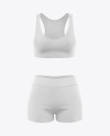 Women&#039;s Fitness Kit Mockup - Front View