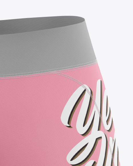 Women's Fitness Kit Mockup - Back View