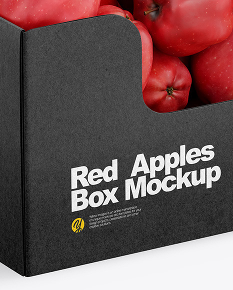 Box With Red Apples