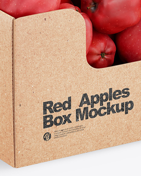 Box With Red Apples