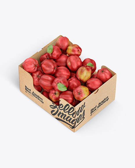 Box With Red Apples