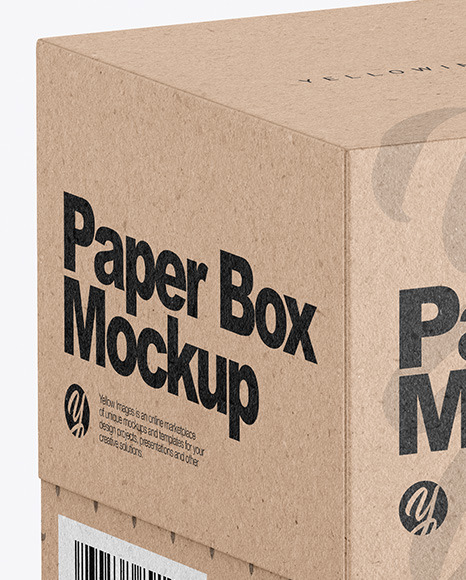 Kraft Box Mockup