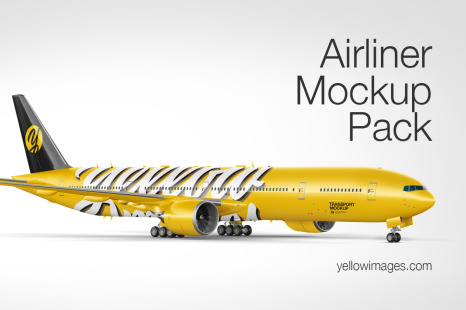 Airliner Mockup Pack - Long