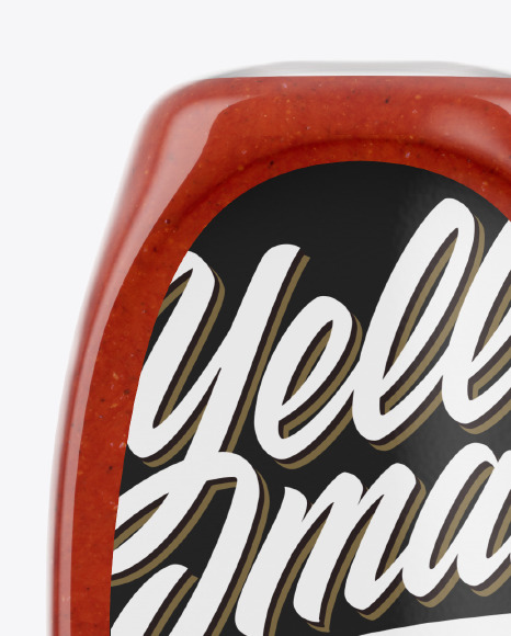 Tomato Sauce Bottle Mockup