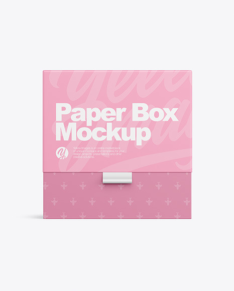 Paper Box Mockup