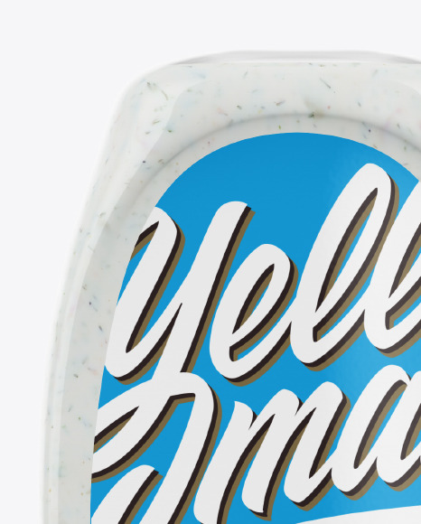 Tartar Sauce Bottle Mockup