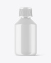 Glossy Plastic Bottle Mockup