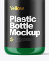 Glossy Plastic Bottle Mockup