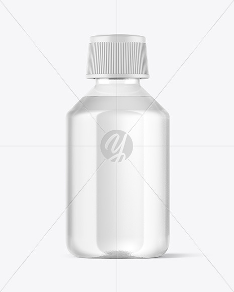 Clear Plastic Bottle Mockup