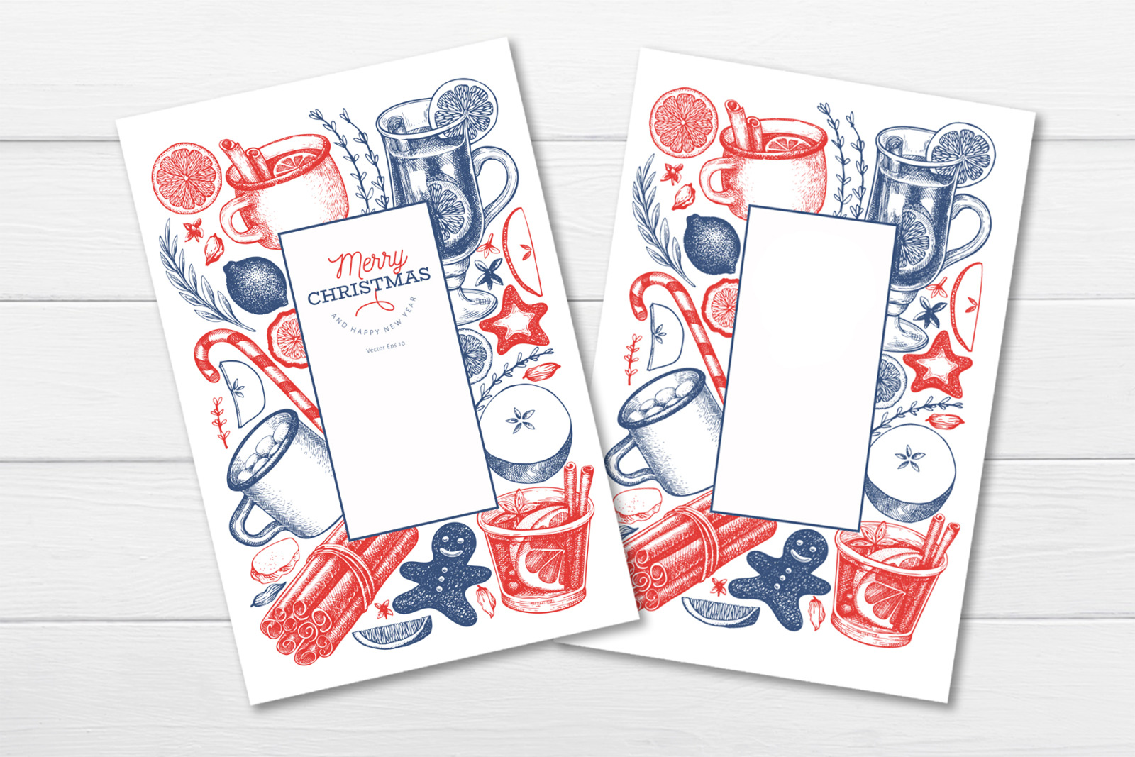 Winter Drinks Vector Collection Winter Drinks Vector Collection
