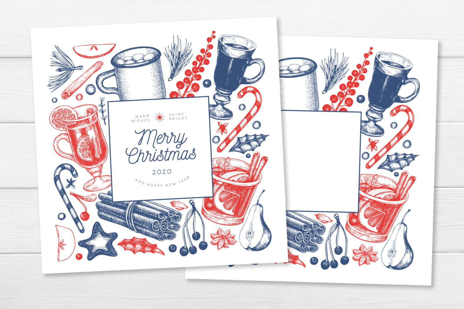 Winter Drinks Vector Collection Winter Drinks Vector Collection