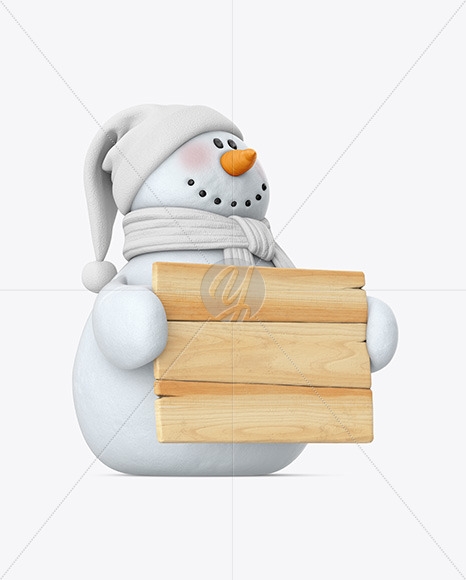 Snowman Mockup