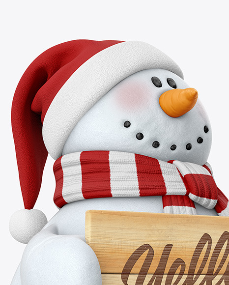 Snowman Mockup