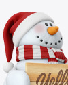 Snowman Mockup