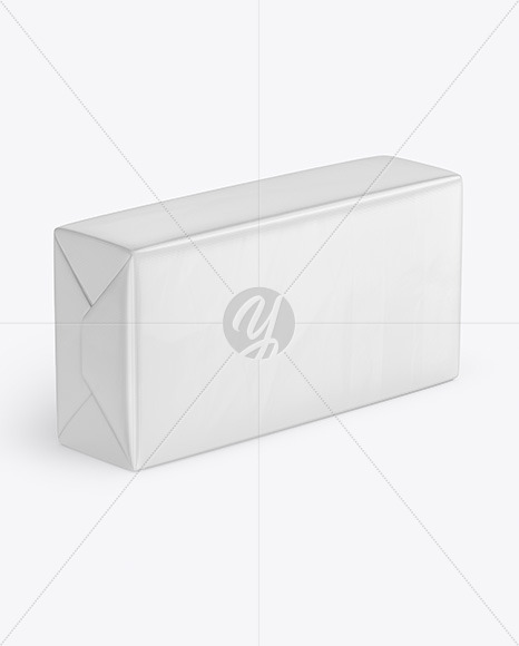 Glossy Butter Block Mockup