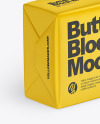 Glossy Butter Block Mockup