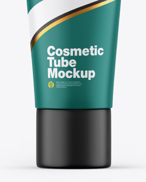 Matte Cosmetic Tube Mockup