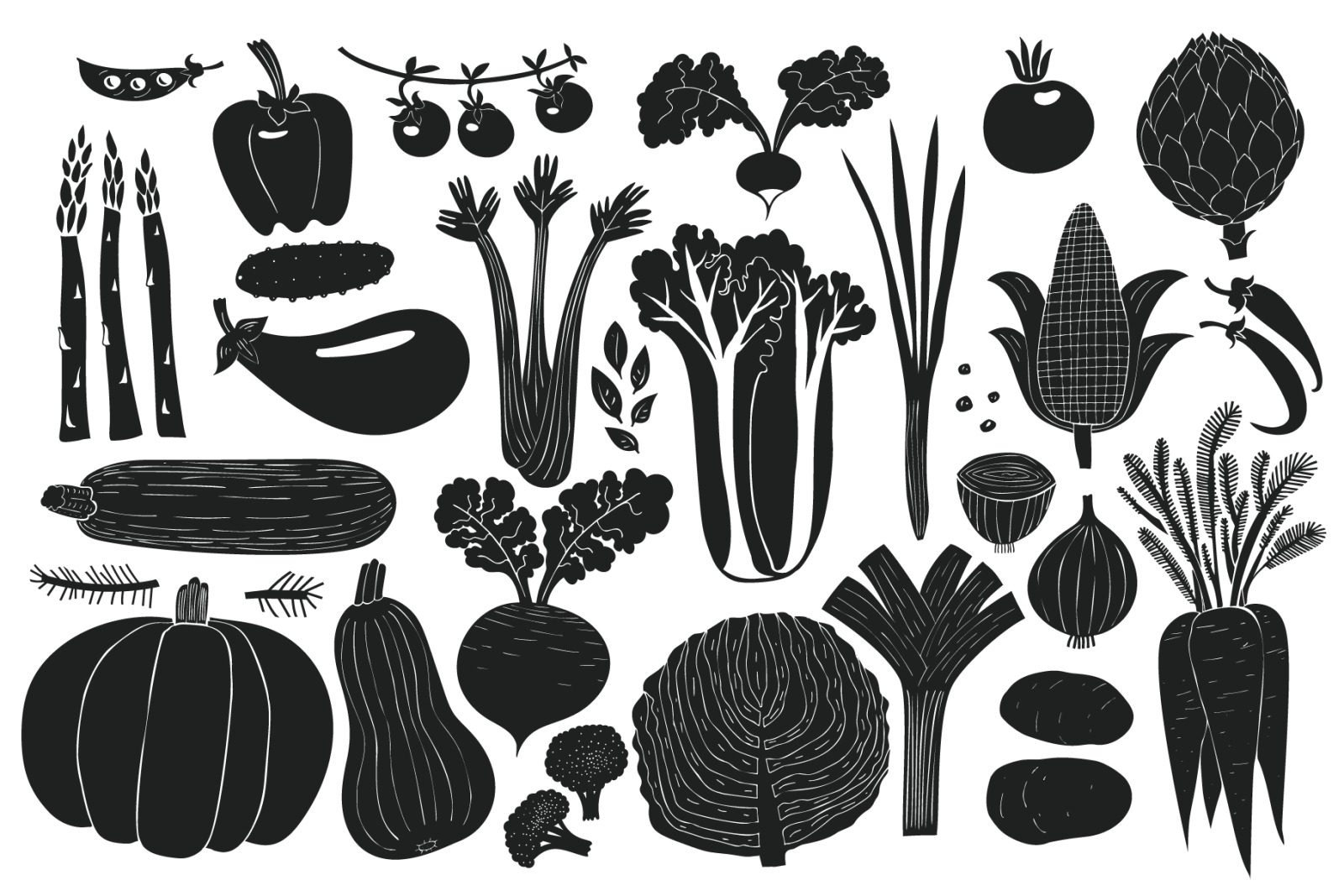 Vegetables Vector Collection