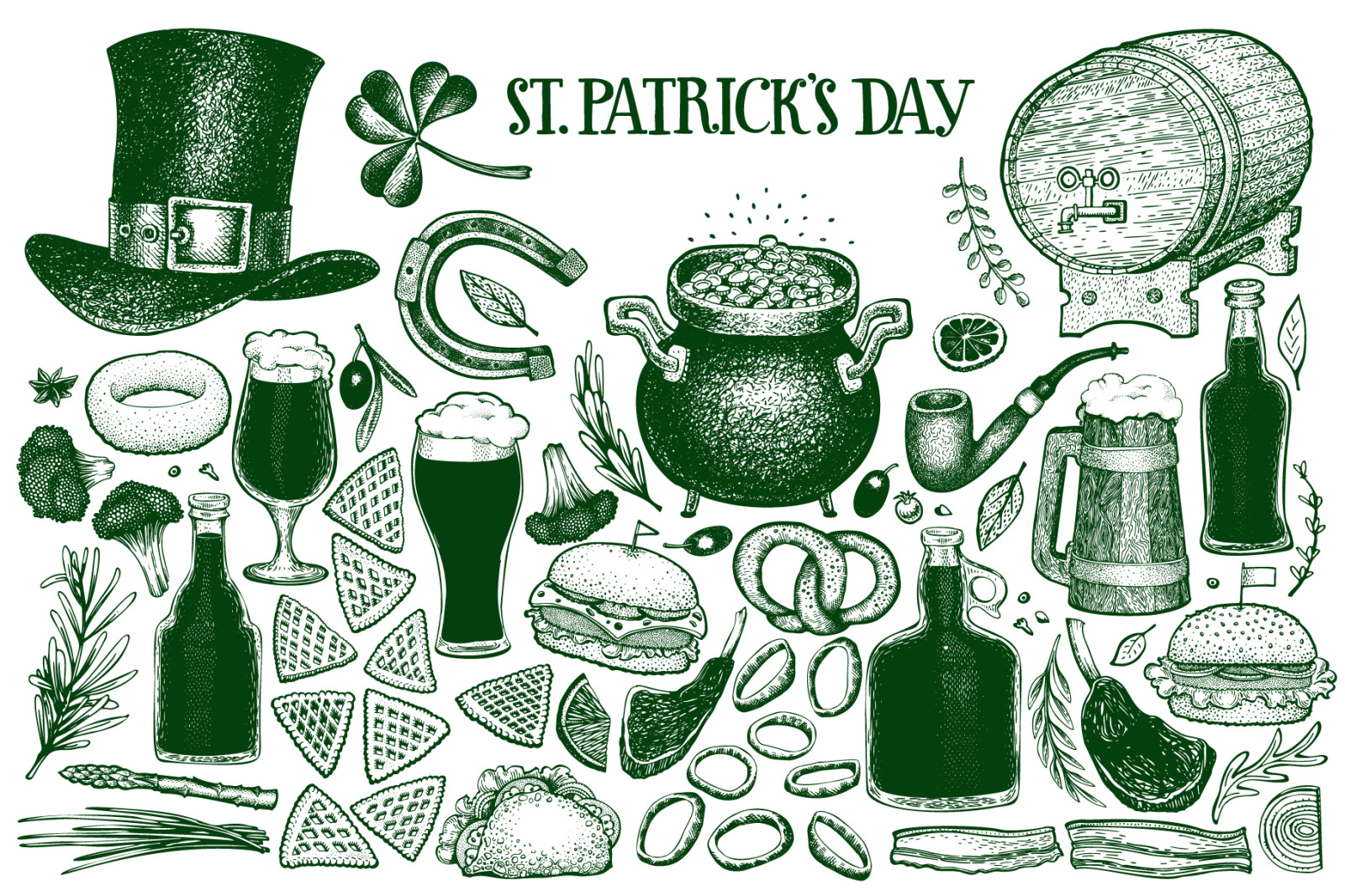 St. Patrick&#039;s Day Vector Collection