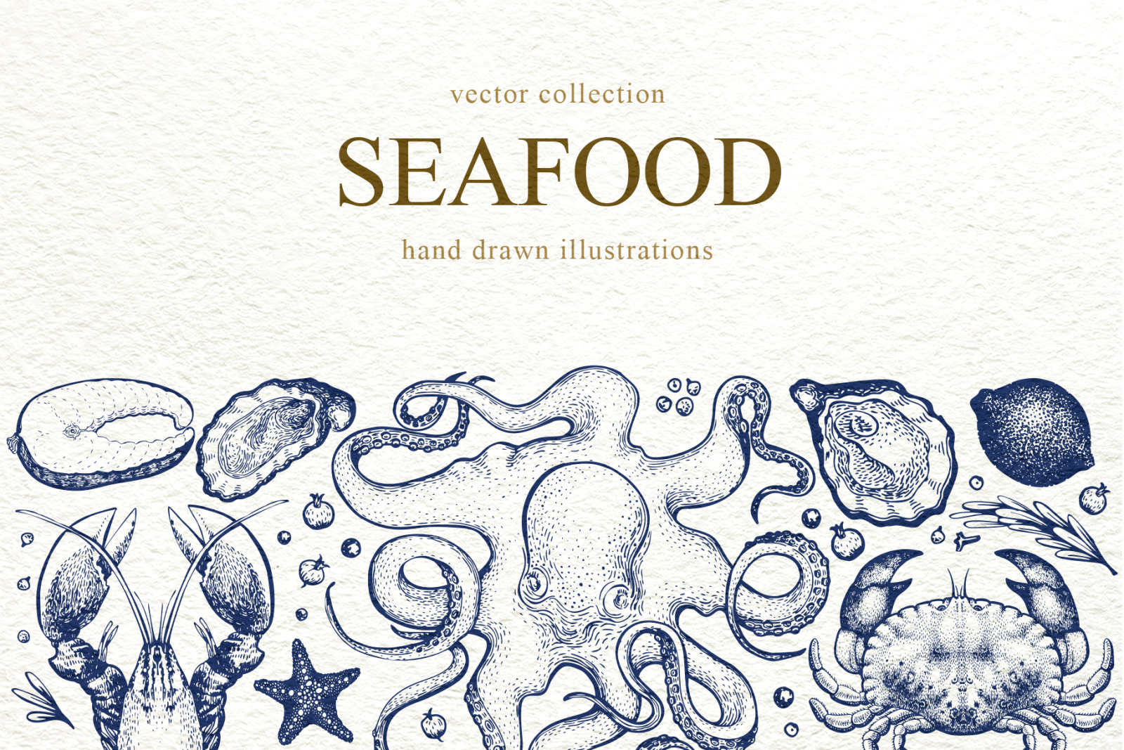 Seafood Vector Collection Seafood Vector Collection