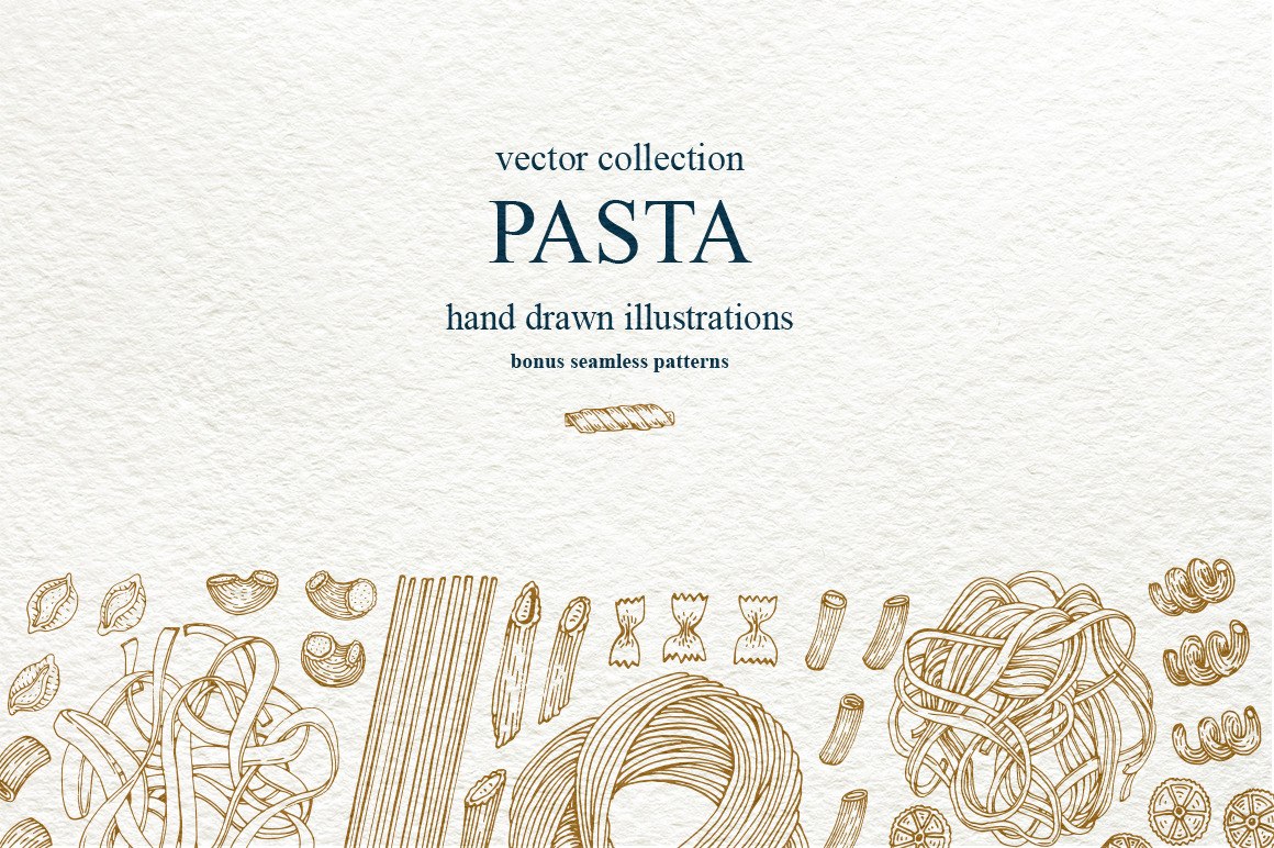 Pasta Vector Collection Pasta Vector Collection