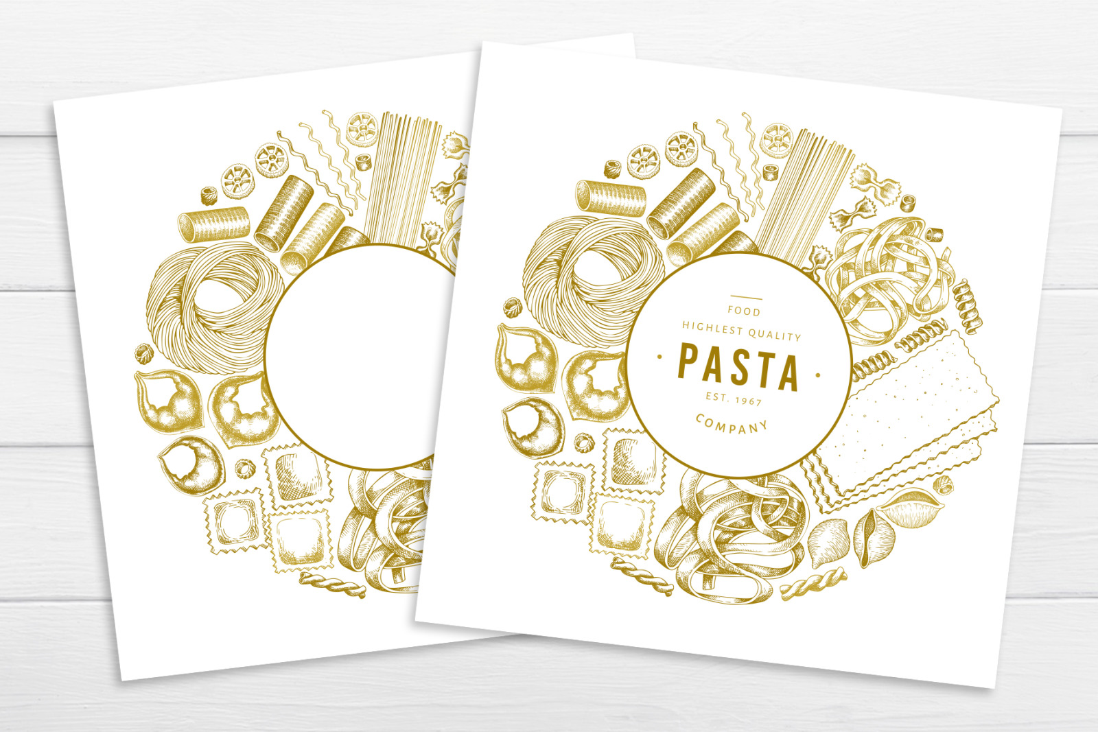 Pasta Vector Collection #2