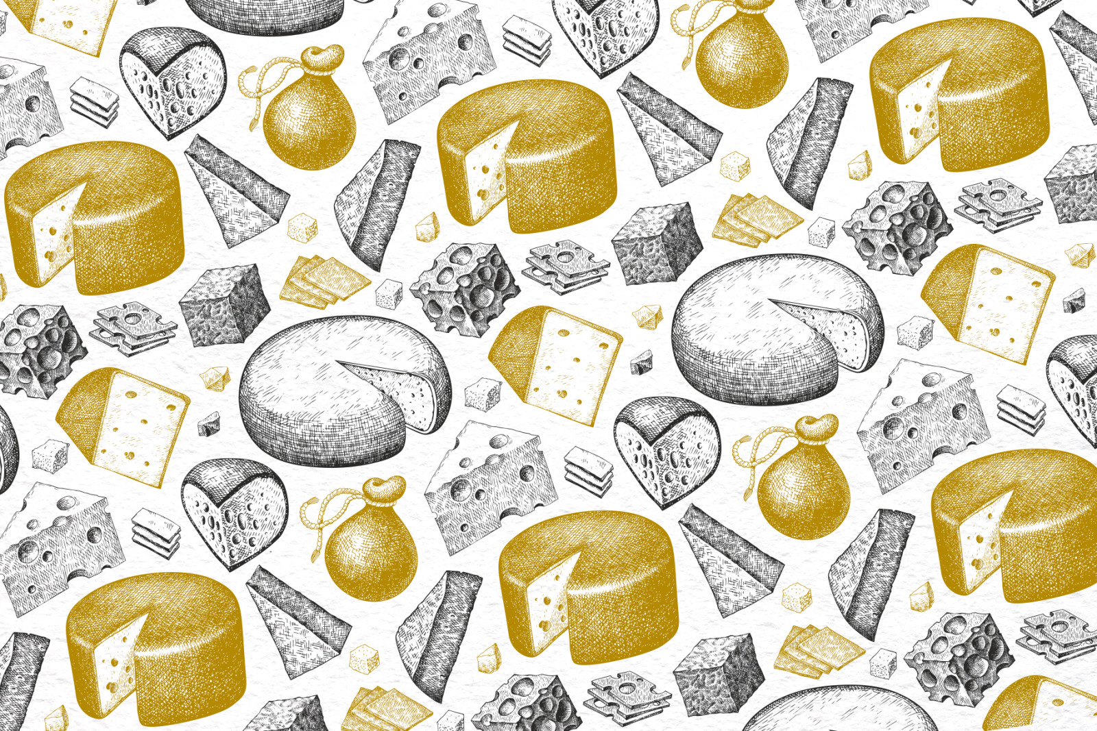 Cheeses Vector Collection