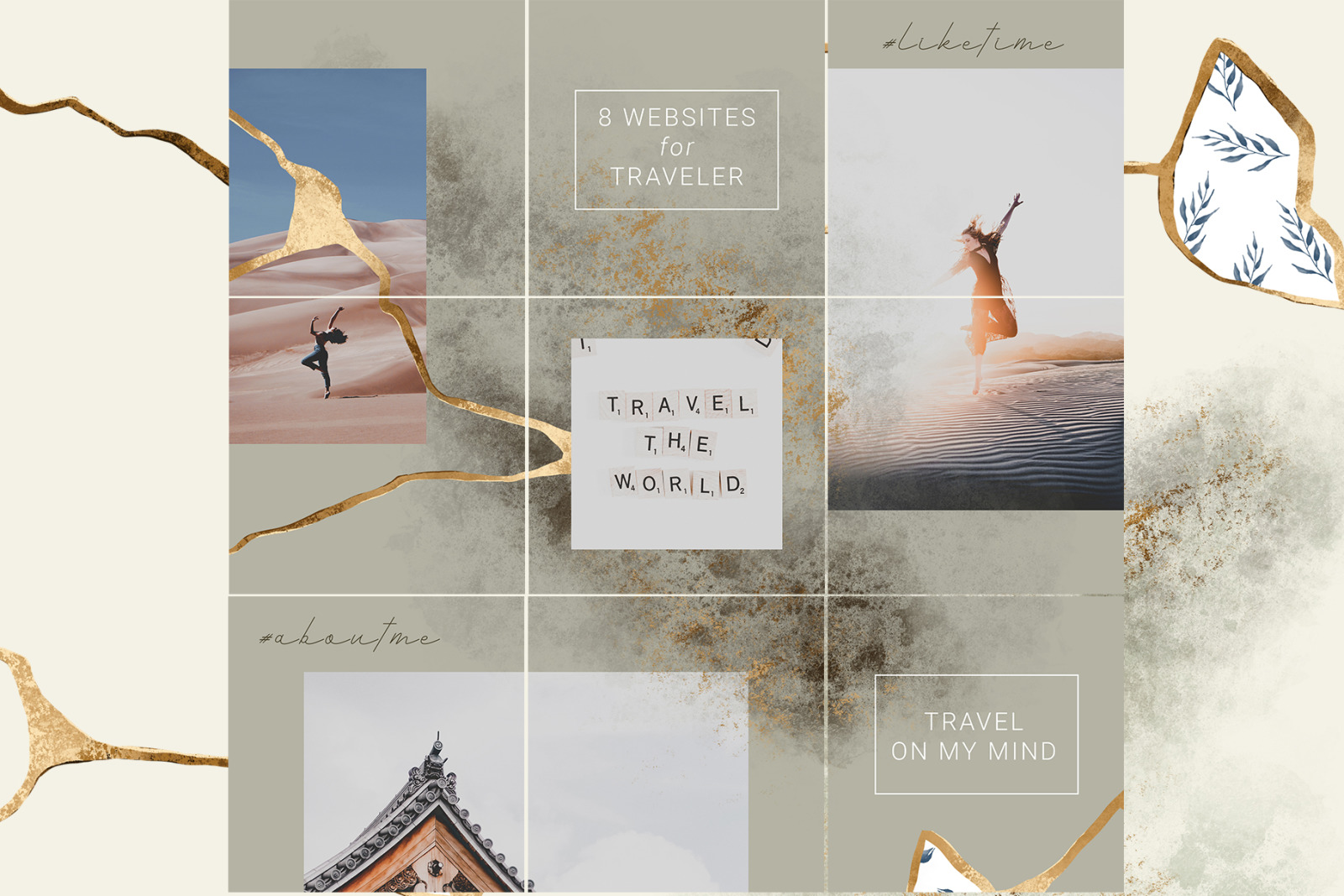 Luxury Instagram Puzzle Template Luxury Instagram Puzzle Template