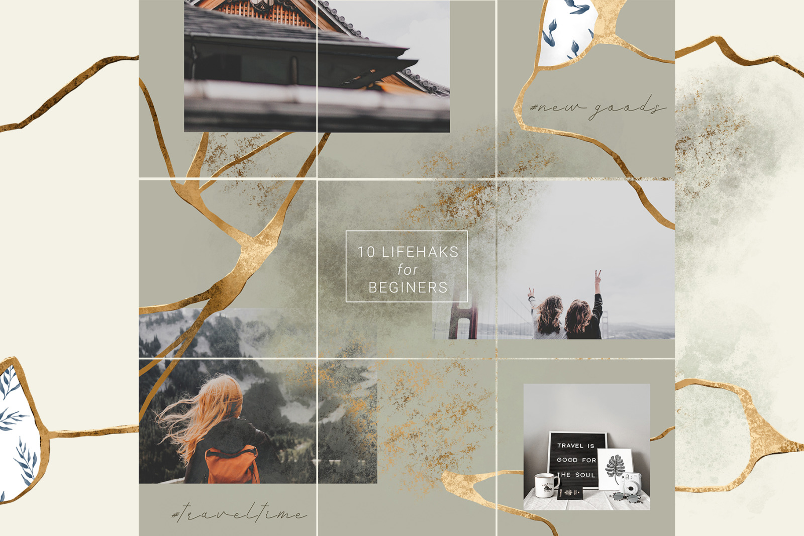 Luxury Instagram Puzzle Template Luxury Instagram Puzzle Template