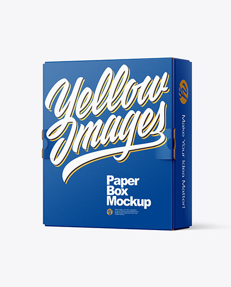 Paper Box Mockup