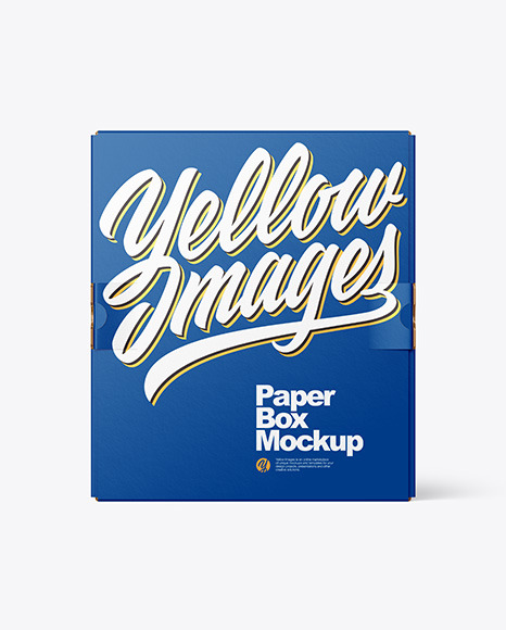 Paper Box Mockup - Carton box