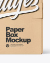 Kraft Paper Box Mockup