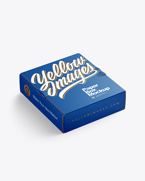 Paper Box Mockup