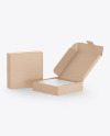 Two Kraft Boxes Mockup