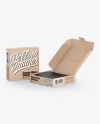 Two Kraft Boxes Mockup