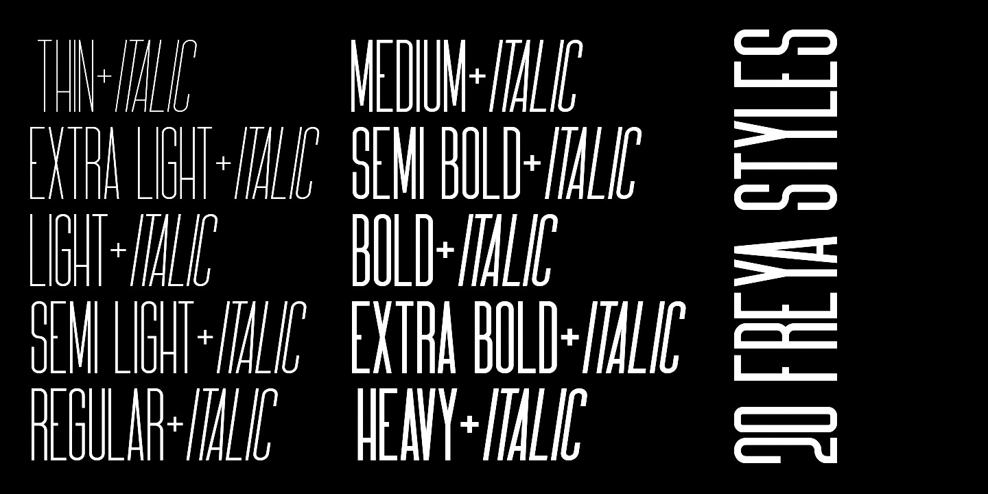 Freya Font Family Freya Font Family