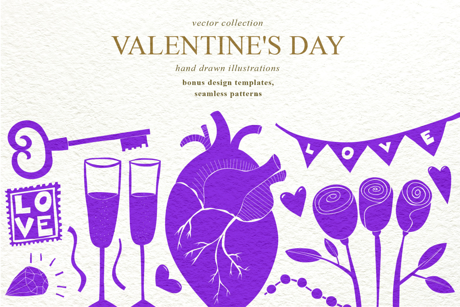 Valentine's Day Vector Collection Valentine's Day Vector Collection